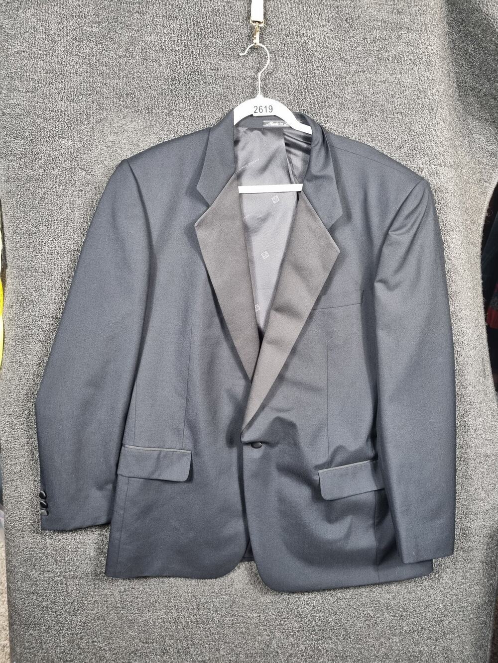 Pierre Balmain Wool Blazer Jacket Mens Size 46L Black Single Breasted Casual